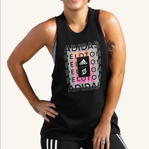 NWT ADIDAS x PELOTON BLACK MUSCLE TANK TOP
Size: S